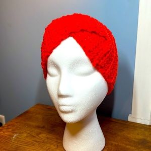 Woman/Girl Handmade Headband/ear warmer Crocheted Orange Color